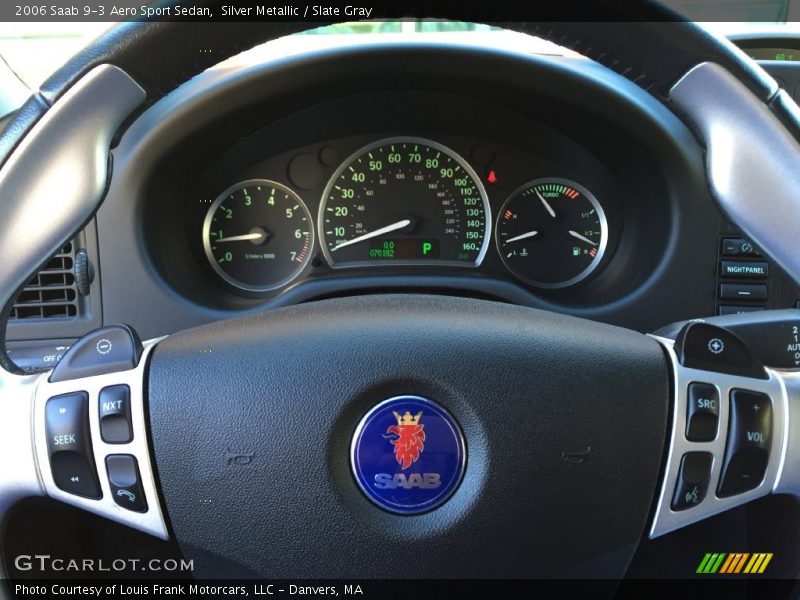 Silver Metallic / Slate Gray 2006 Saab 9-3 Aero Sport Sedan