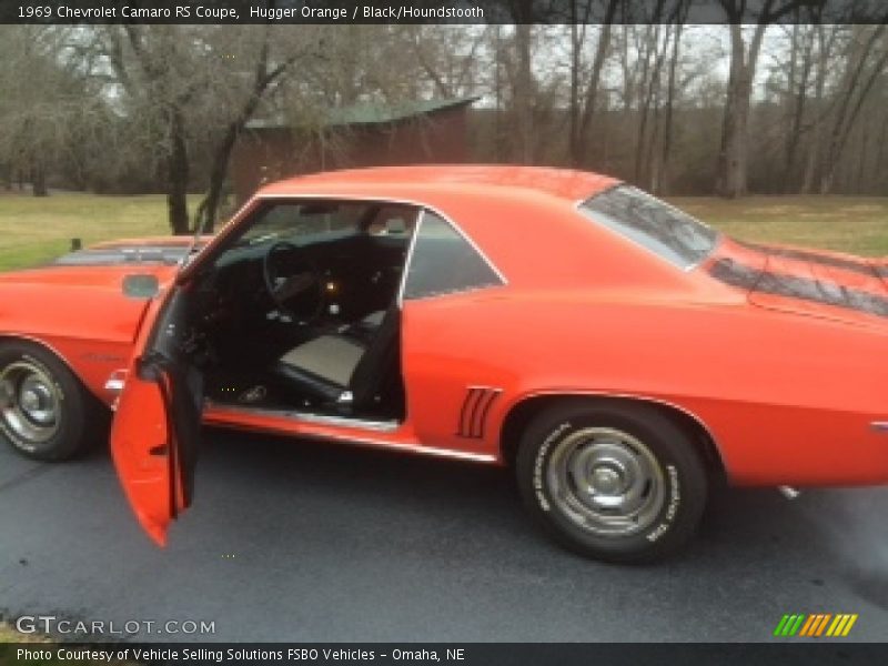 Hugger Orange / Black/Houndstooth 1969 Chevrolet Camaro RS Coupe