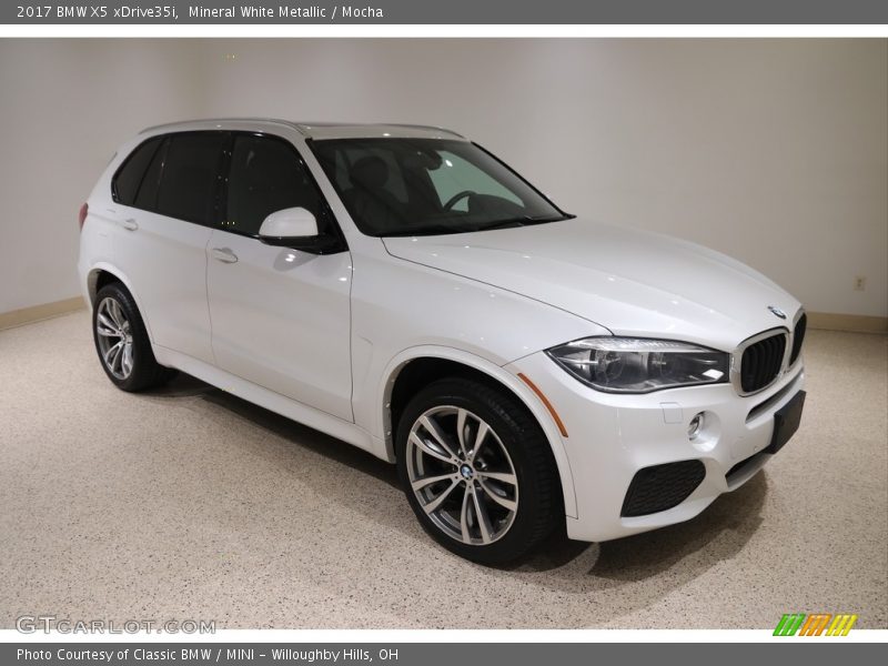 Mineral White Metallic / Mocha 2017 BMW X5 xDrive35i