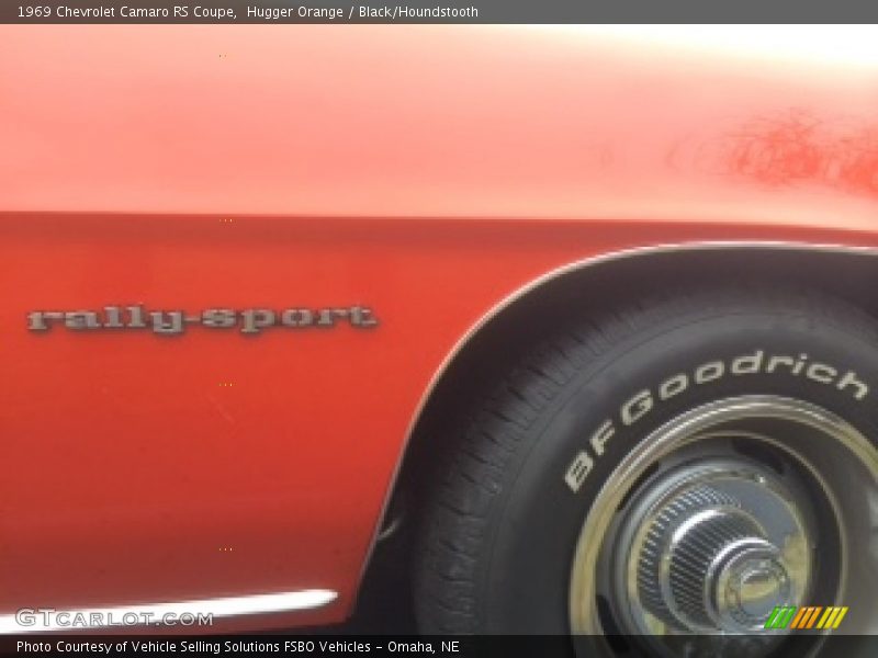 Hugger Orange / Black/Houndstooth 1969 Chevrolet Camaro RS Coupe