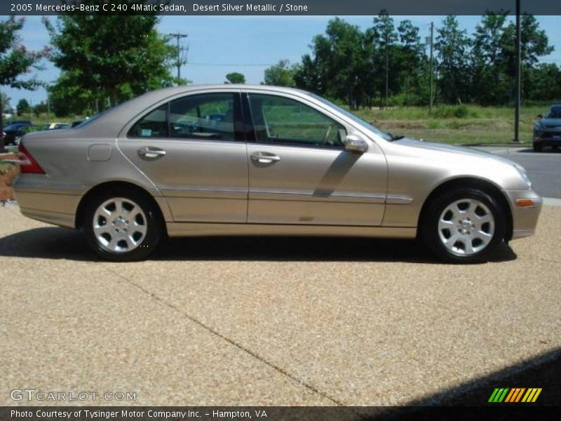 Desert Silver Metallic / Stone 2005 Mercedes-Benz C 240 4Matic Sedan