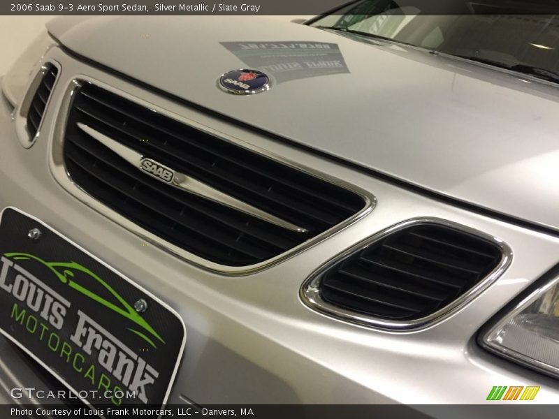 Silver Metallic / Slate Gray 2006 Saab 9-3 Aero Sport Sedan
