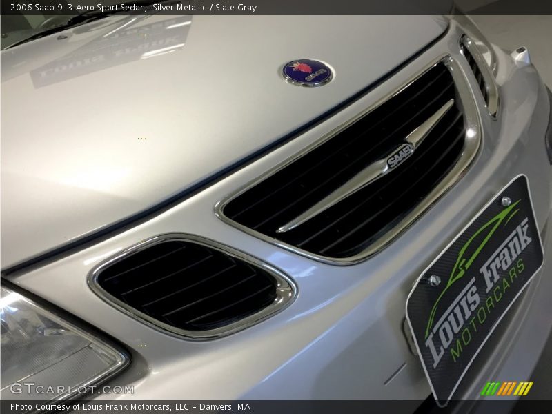 Silver Metallic / Slate Gray 2006 Saab 9-3 Aero Sport Sedan