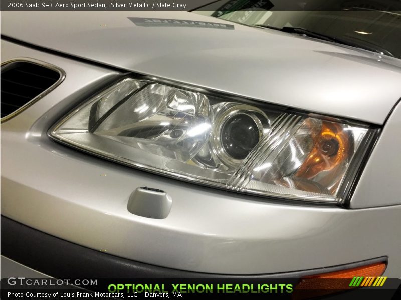 Silver Metallic / Slate Gray 2006 Saab 9-3 Aero Sport Sedan