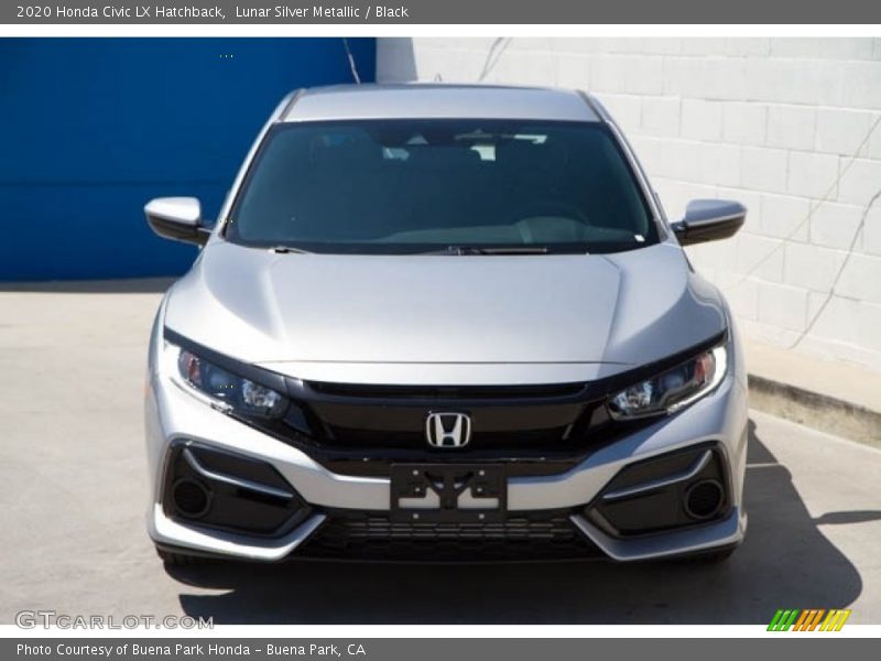 Lunar Silver Metallic / Black 2020 Honda Civic LX Hatchback