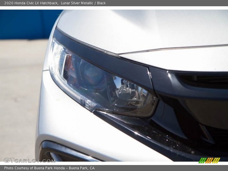 Lunar Silver Metallic / Black 2020 Honda Civic LX Hatchback