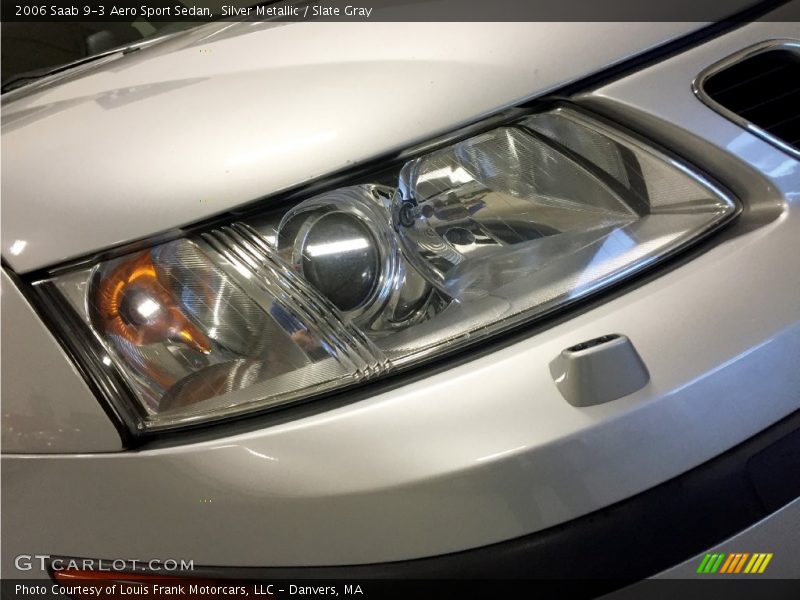 Silver Metallic / Slate Gray 2006 Saab 9-3 Aero Sport Sedan