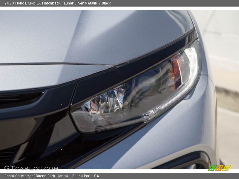 Lunar Silver Metallic / Black 2020 Honda Civic LX Hatchback