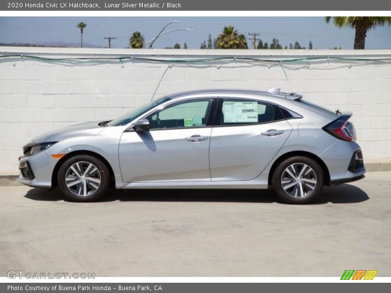 Lunar Silver Metallic / Black 2020 Honda Civic LX Hatchback