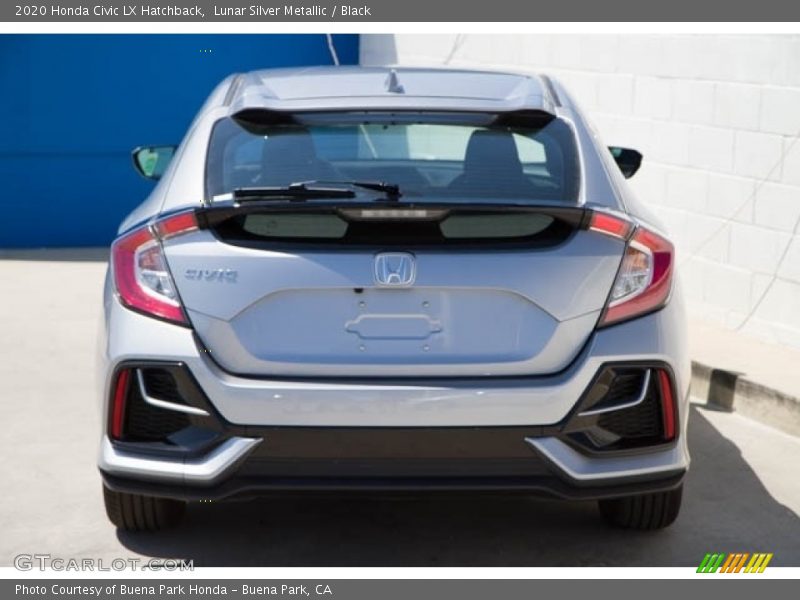 Lunar Silver Metallic / Black 2020 Honda Civic LX Hatchback
