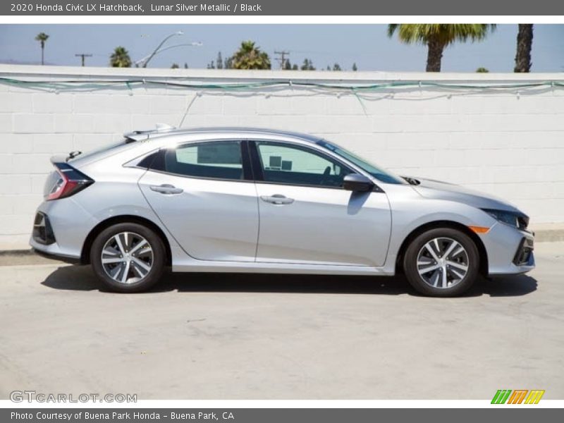 Lunar Silver Metallic / Black 2020 Honda Civic LX Hatchback