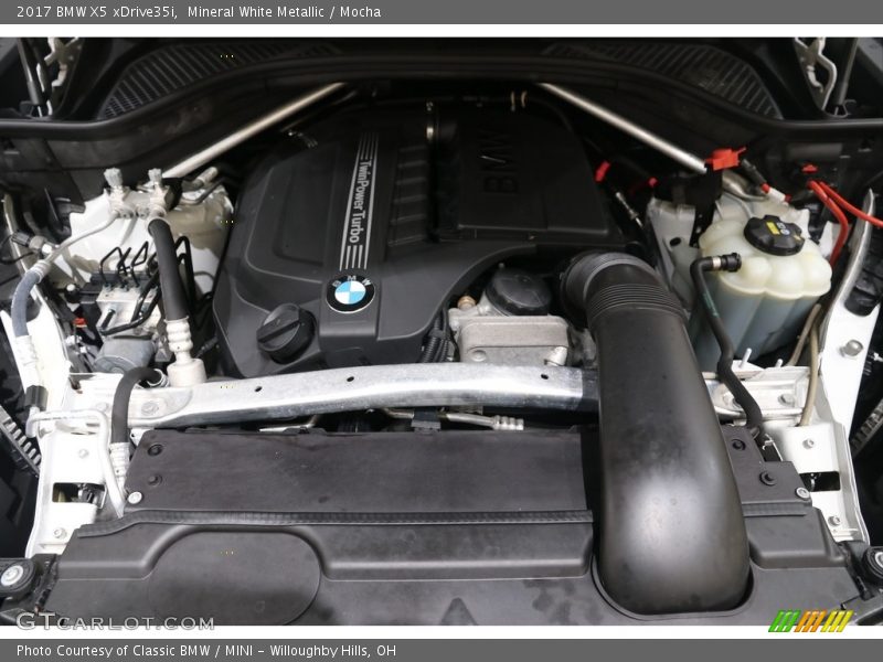 Mineral White Metallic / Mocha 2017 BMW X5 xDrive35i