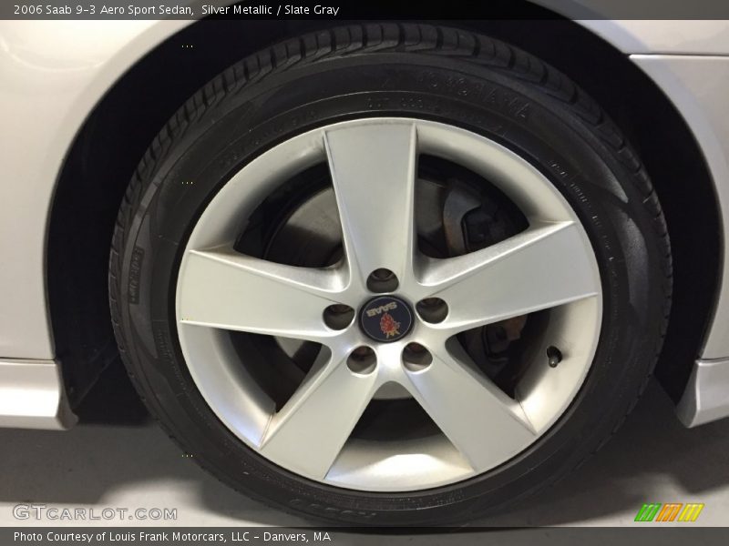 Silver Metallic / Slate Gray 2006 Saab 9-3 Aero Sport Sedan