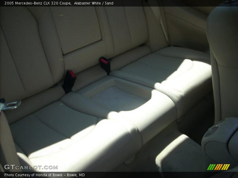 Alabaster White / Sand 2005 Mercedes-Benz CLK 320 Coupe