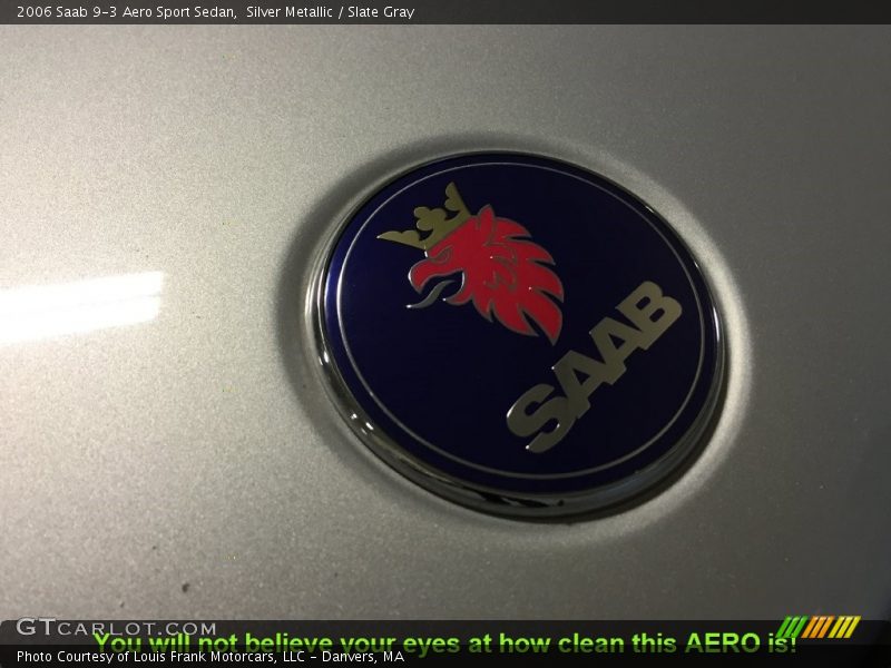 Silver Metallic / Slate Gray 2006 Saab 9-3 Aero Sport Sedan