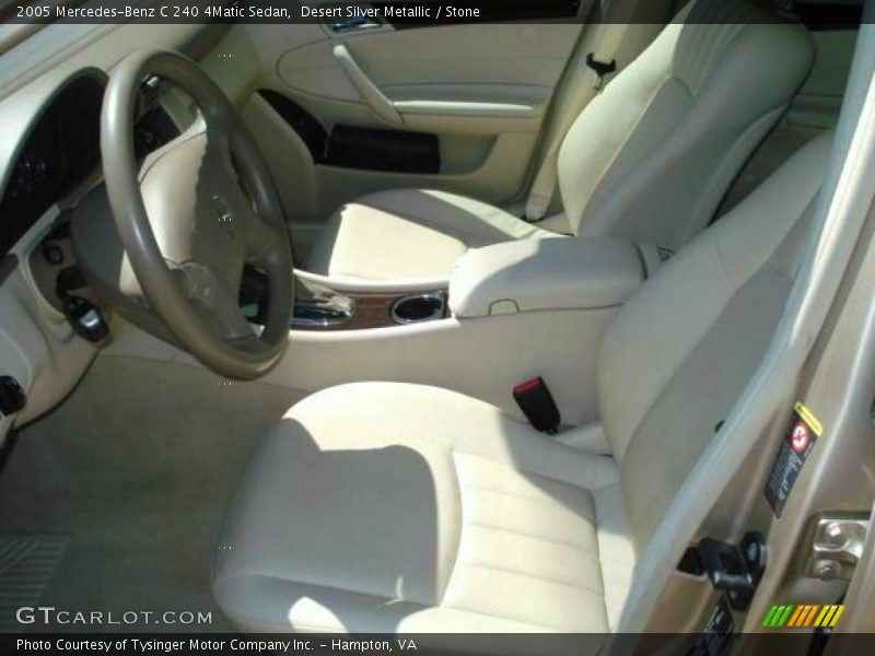 Desert Silver Metallic / Stone 2005 Mercedes-Benz C 240 4Matic Sedan