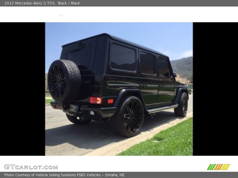 Black / Black 2013 Mercedes-Benz G 550