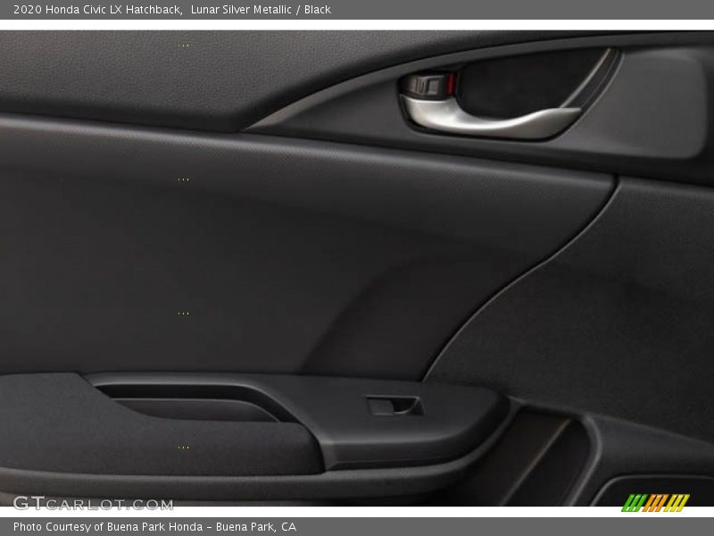 Lunar Silver Metallic / Black 2020 Honda Civic LX Hatchback