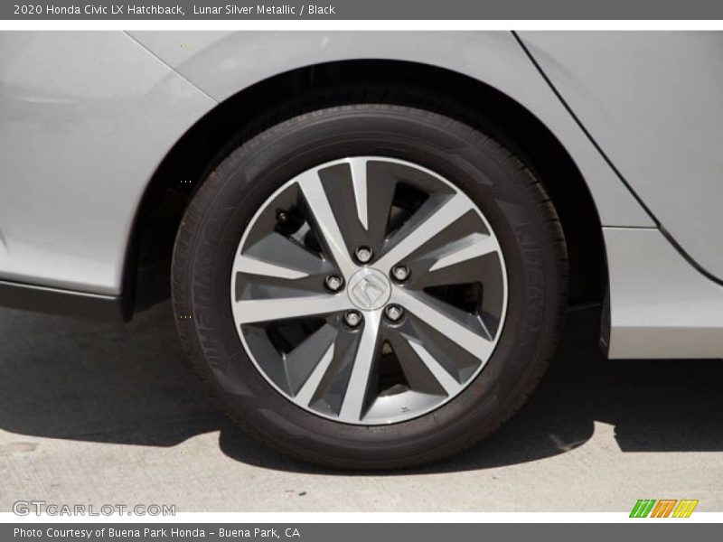 Lunar Silver Metallic / Black 2020 Honda Civic LX Hatchback