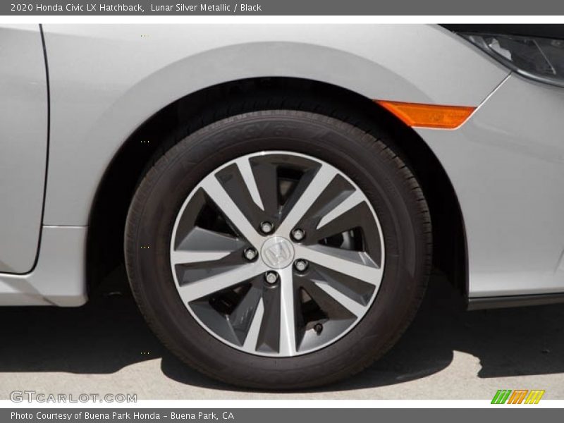 Lunar Silver Metallic / Black 2020 Honda Civic LX Hatchback