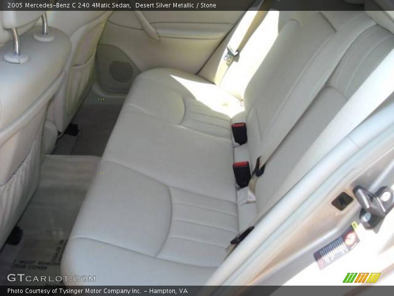 Desert Silver Metallic / Stone 2005 Mercedes-Benz C 240 4Matic Sedan