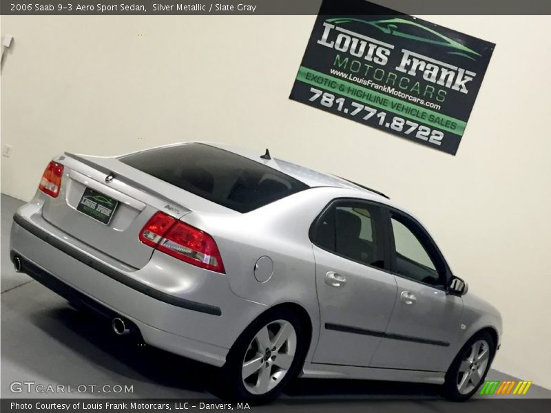 Silver Metallic / Slate Gray 2006 Saab 9-3 Aero Sport Sedan