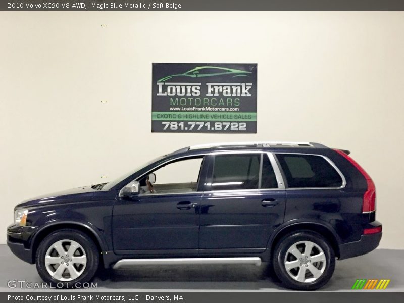 Magic Blue Metallic / Soft Beige 2010 Volvo XC90 V8 AWD