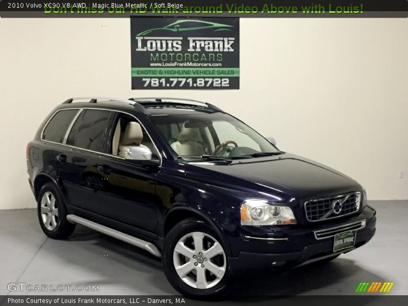 Magic Blue Metallic / Soft Beige 2010 Volvo XC90 V8 AWD