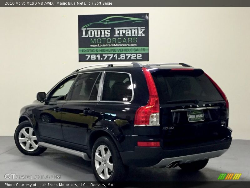 Magic Blue Metallic / Soft Beige 2010 Volvo XC90 V8 AWD