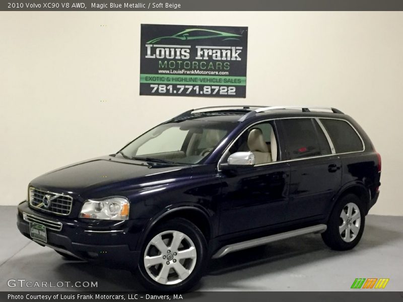 Magic Blue Metallic / Soft Beige 2010 Volvo XC90 V8 AWD