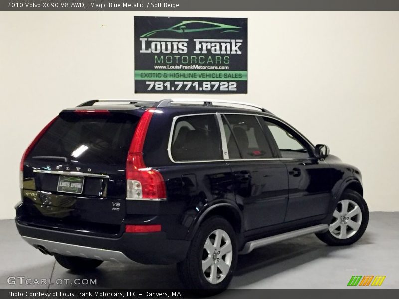 Magic Blue Metallic / Soft Beige 2010 Volvo XC90 V8 AWD