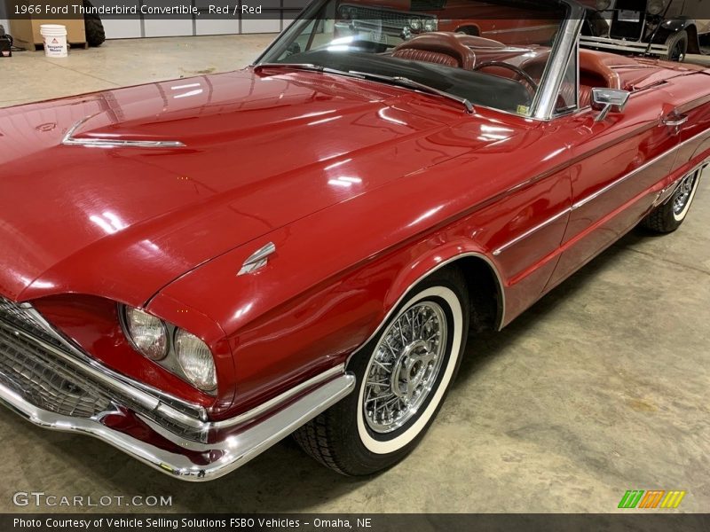 Red / Red 1966 Ford Thunderbird Convertible