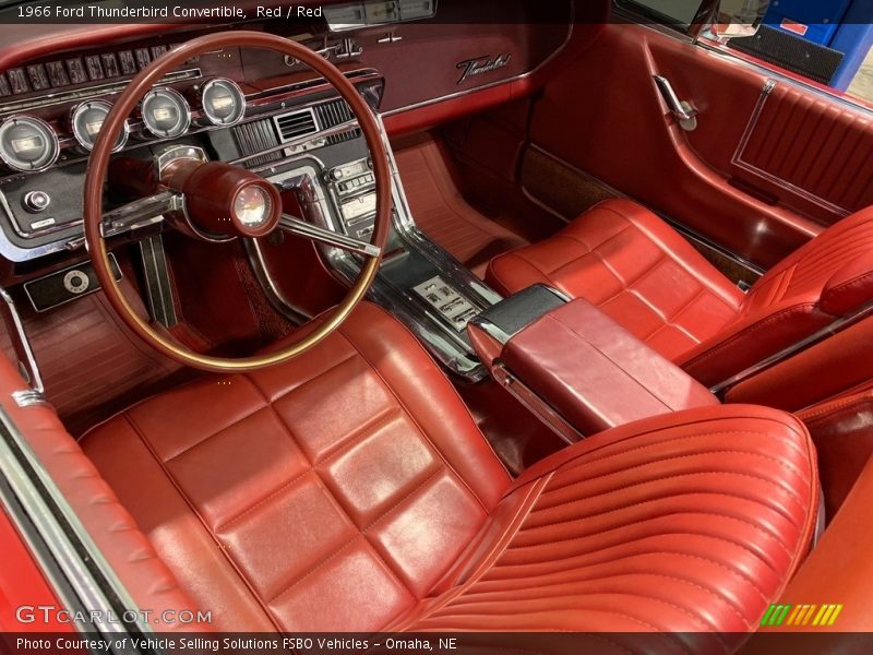 Red / Red 1966 Ford Thunderbird Convertible