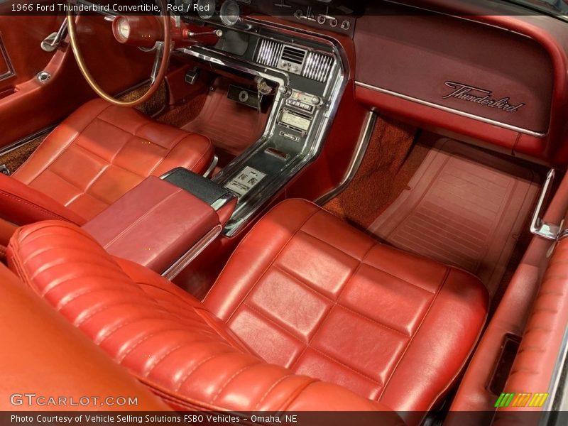 Red / Red 1966 Ford Thunderbird Convertible