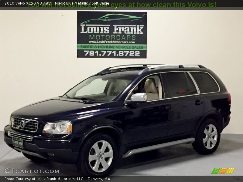 Magic Blue Metallic / Soft Beige 2010 Volvo XC90 V8 AWD