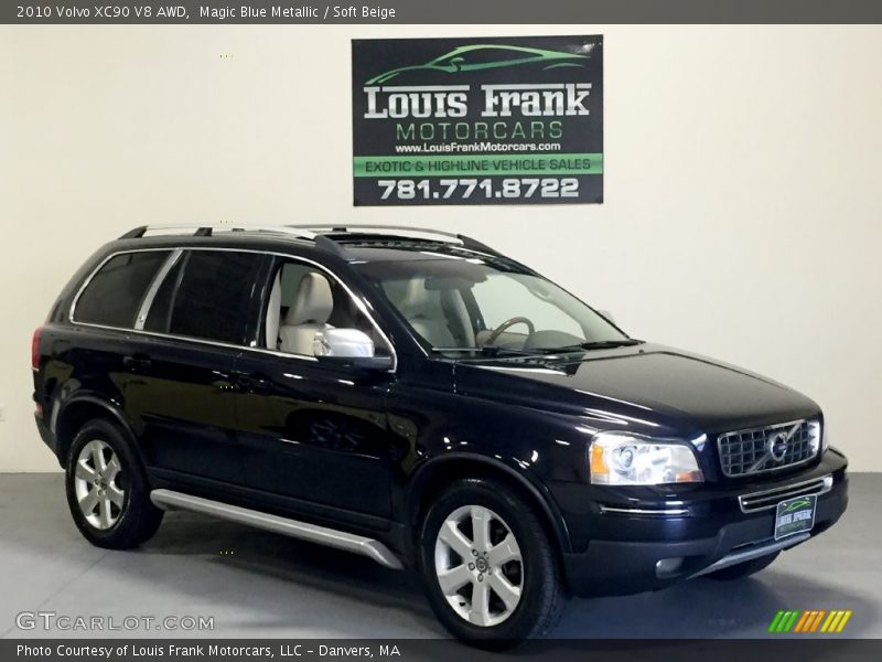 Magic Blue Metallic / Soft Beige 2010 Volvo XC90 V8 AWD