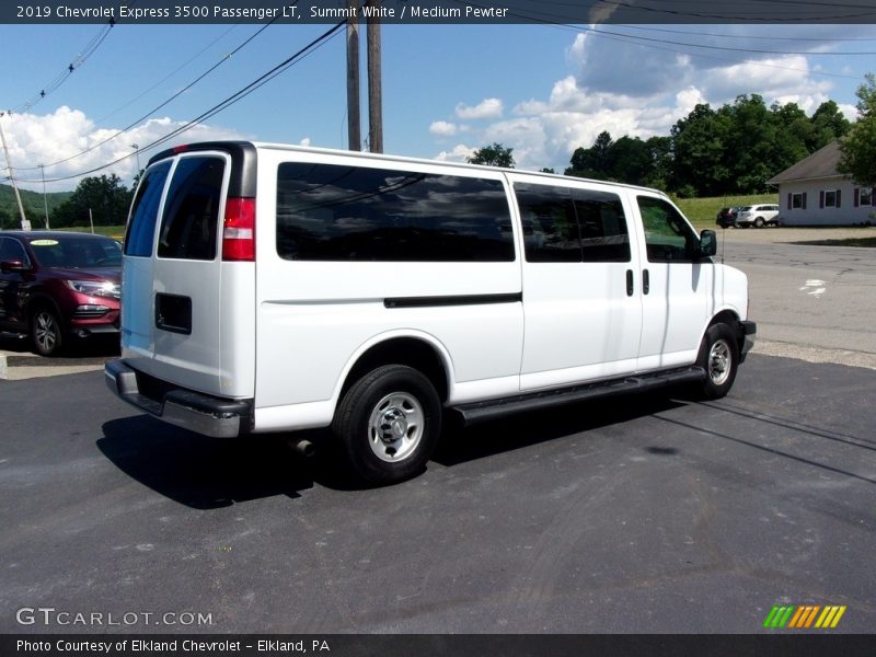 Summit White / Medium Pewter 2019 Chevrolet Express 3500 Passenger LT