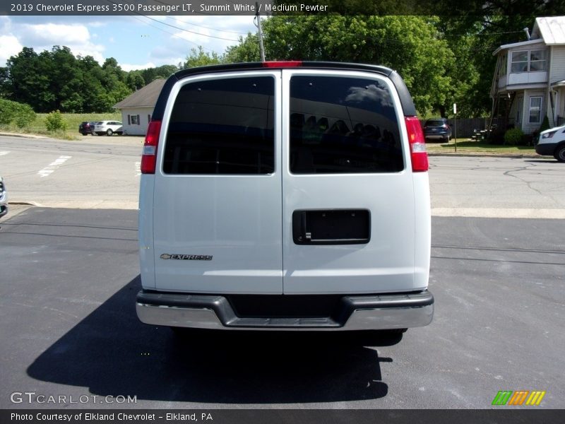 Summit White / Medium Pewter 2019 Chevrolet Express 3500 Passenger LT