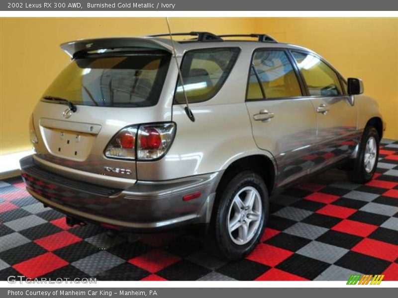 Burnished Gold Metallic / Ivory 2002 Lexus RX 300 AWD