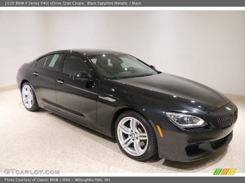 Front 3/4 View of 2015 6 Series 640i xDrive Gran Coupe