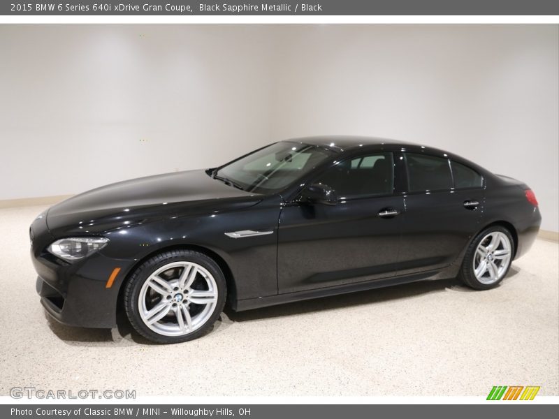  2015 6 Series 640i xDrive Gran Coupe Black Sapphire Metallic