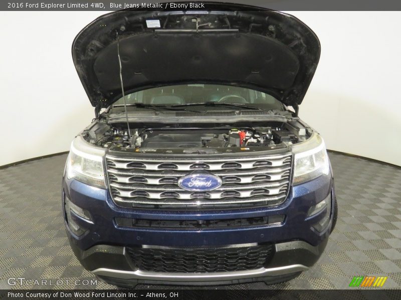 Blue Jeans Metallic / Ebony Black 2016 Ford Explorer Limited 4WD