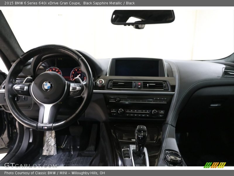 Dashboard of 2015 6 Series 640i xDrive Gran Coupe