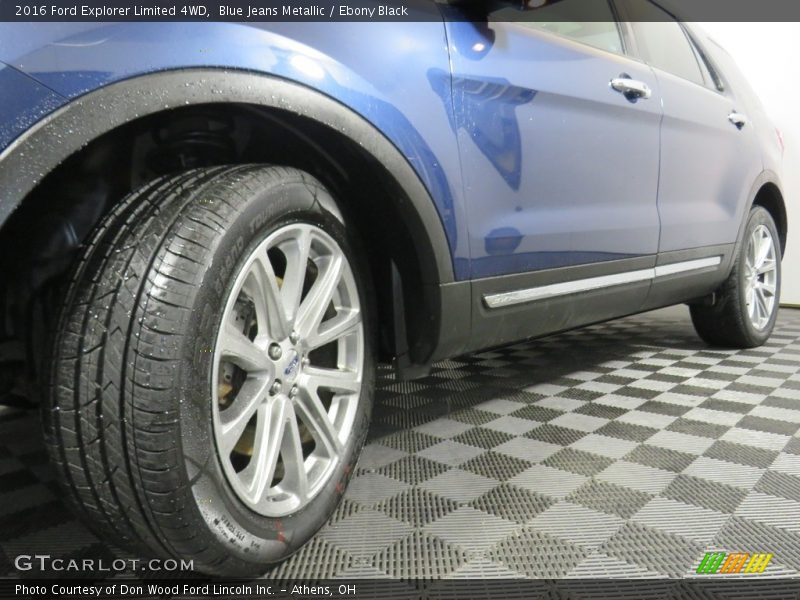 Blue Jeans Metallic / Ebony Black 2016 Ford Explorer Limited 4WD