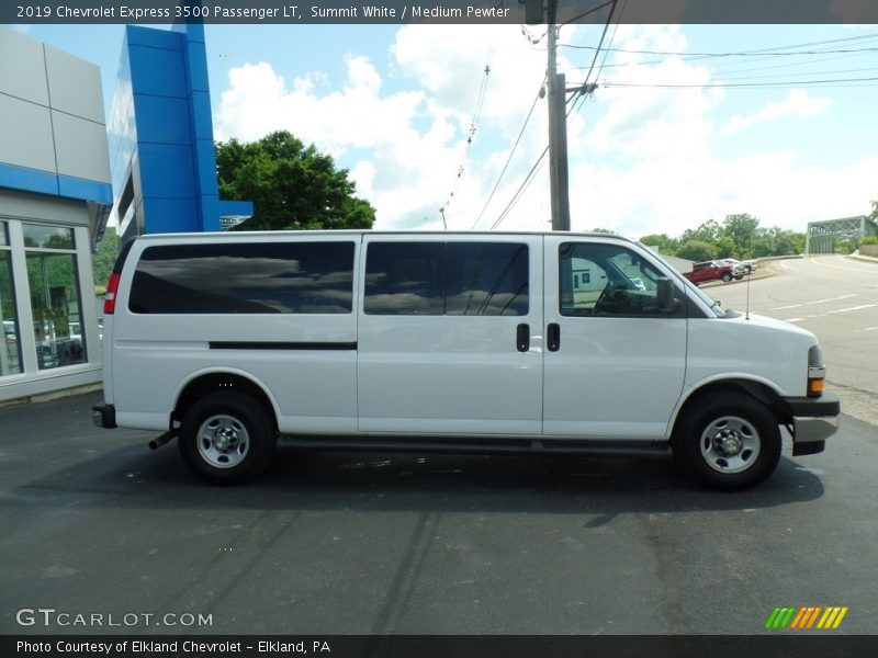 Summit White / Medium Pewter 2019 Chevrolet Express 3500 Passenger LT