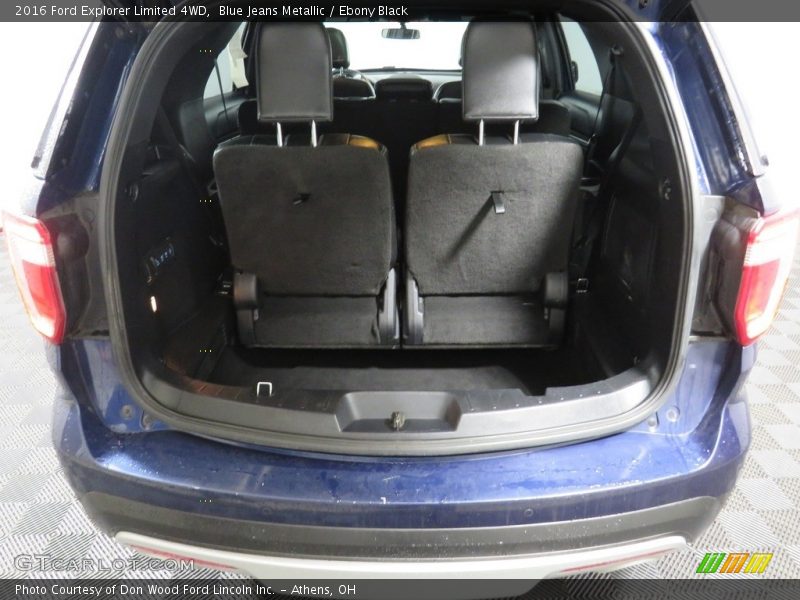 Blue Jeans Metallic / Ebony Black 2016 Ford Explorer Limited 4WD