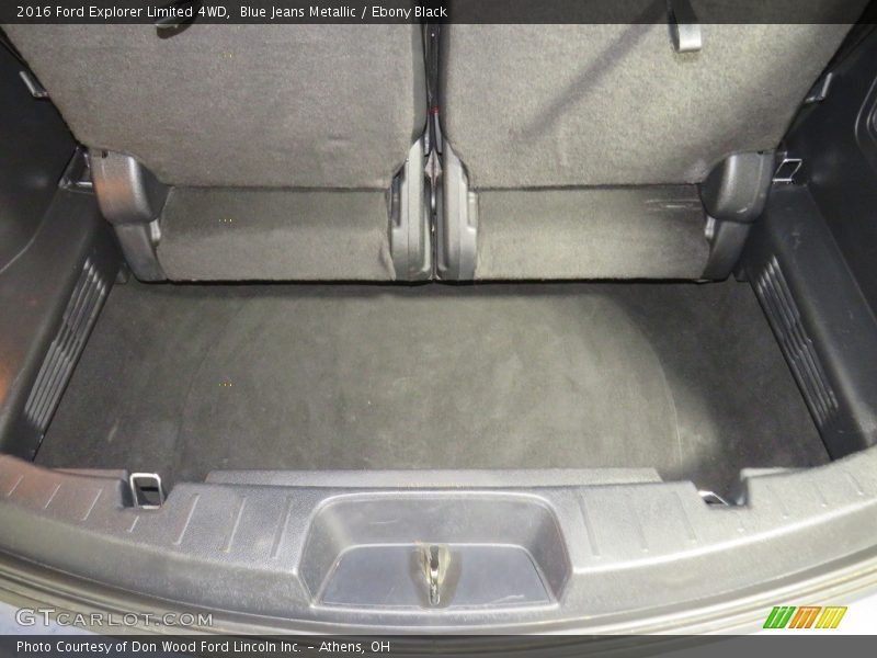 Blue Jeans Metallic / Ebony Black 2016 Ford Explorer Limited 4WD