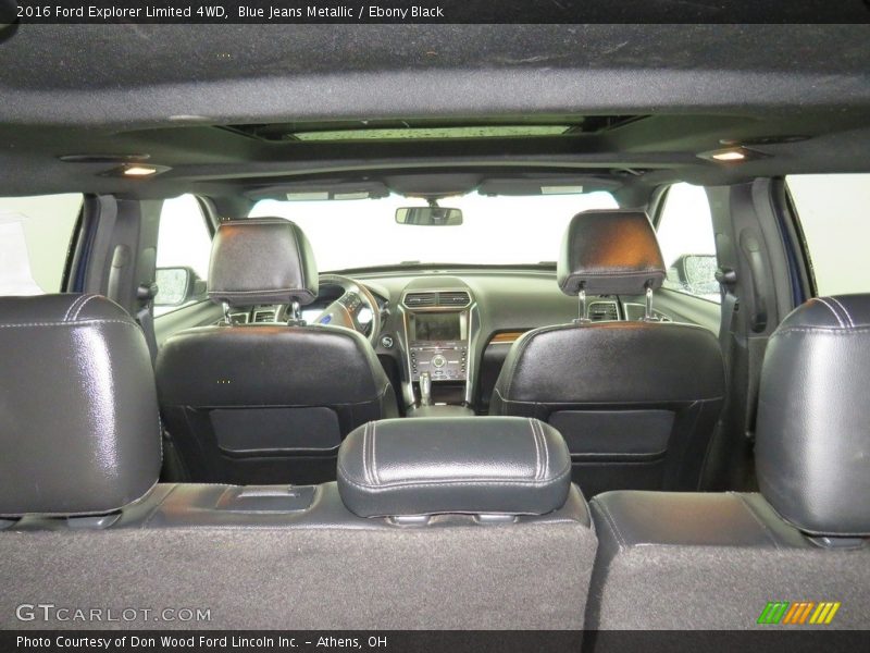 Blue Jeans Metallic / Ebony Black 2016 Ford Explorer Limited 4WD