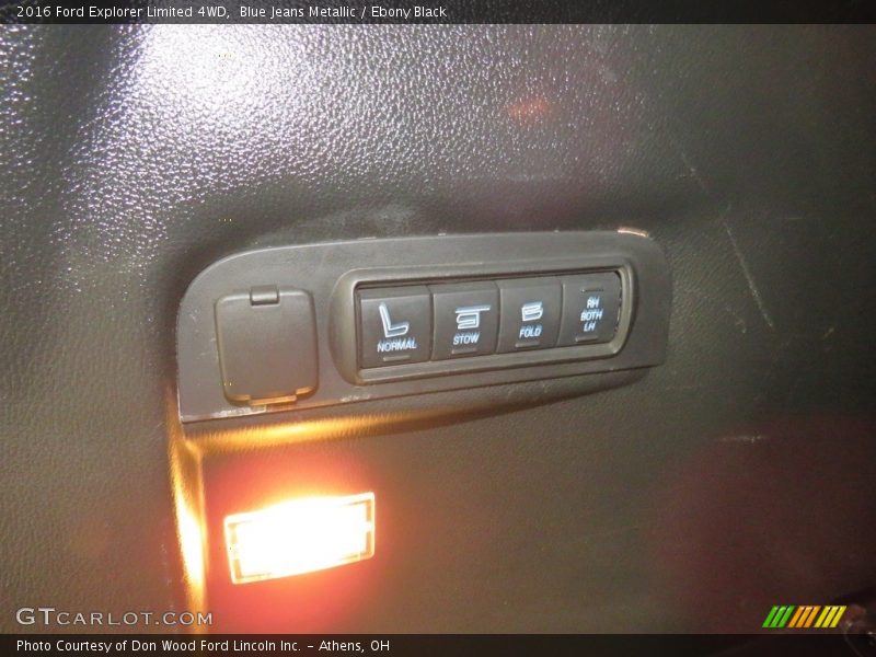 Blue Jeans Metallic / Ebony Black 2016 Ford Explorer Limited 4WD