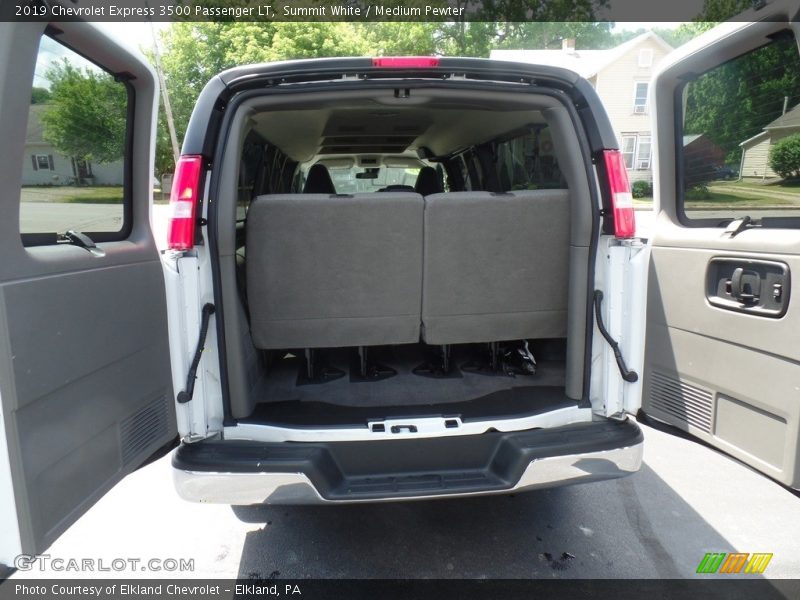 Summit White / Medium Pewter 2019 Chevrolet Express 3500 Passenger LT